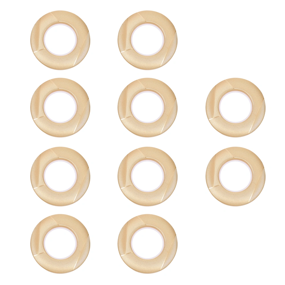 80 Pcs Curtain Perforated Rings Curtain Roman Rings Buckle Plastic Curtain Rings