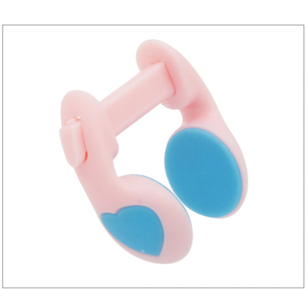 1 Box Nose Clip Adults Unisex Swimming Nose Device Nose Protection Silicone Pool Accessories for Diving Swimming (Pink)