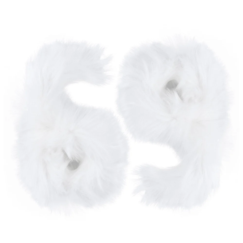 Sexy Faux Fur Wrist Cuffs Warmer Cover Furry Warmers Costume