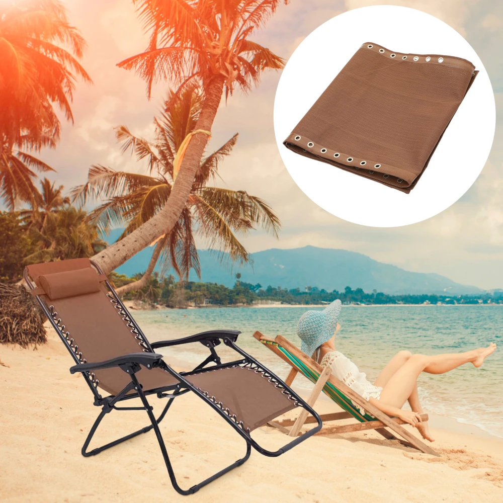 1 Set of Exquisite Chair Canvas Outdoor Chair Accessory Beach Chair Replacement Useful Chair Cloth