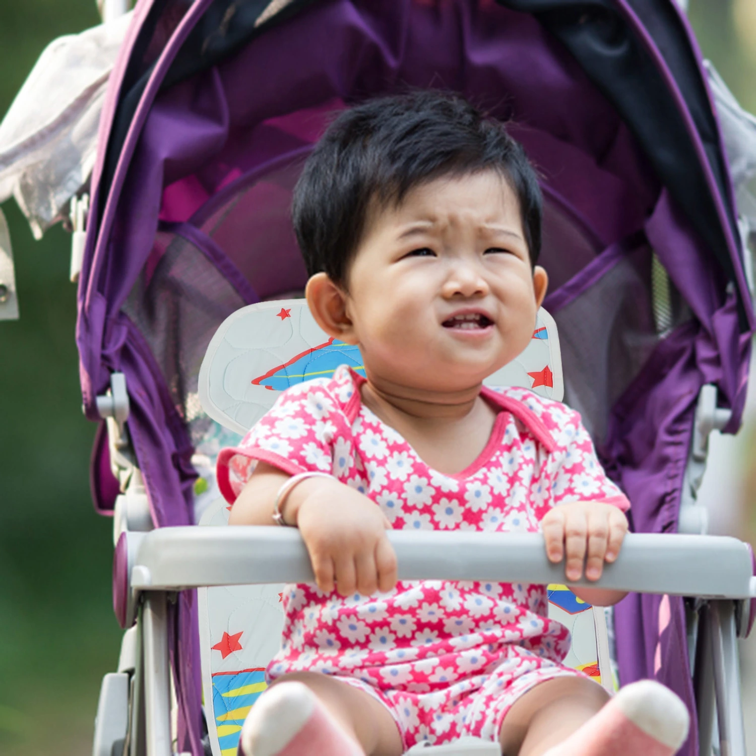 Stroller Liner Cool Pad Baby Breathable Pram Cushion Stroller Liner Breathable Pad