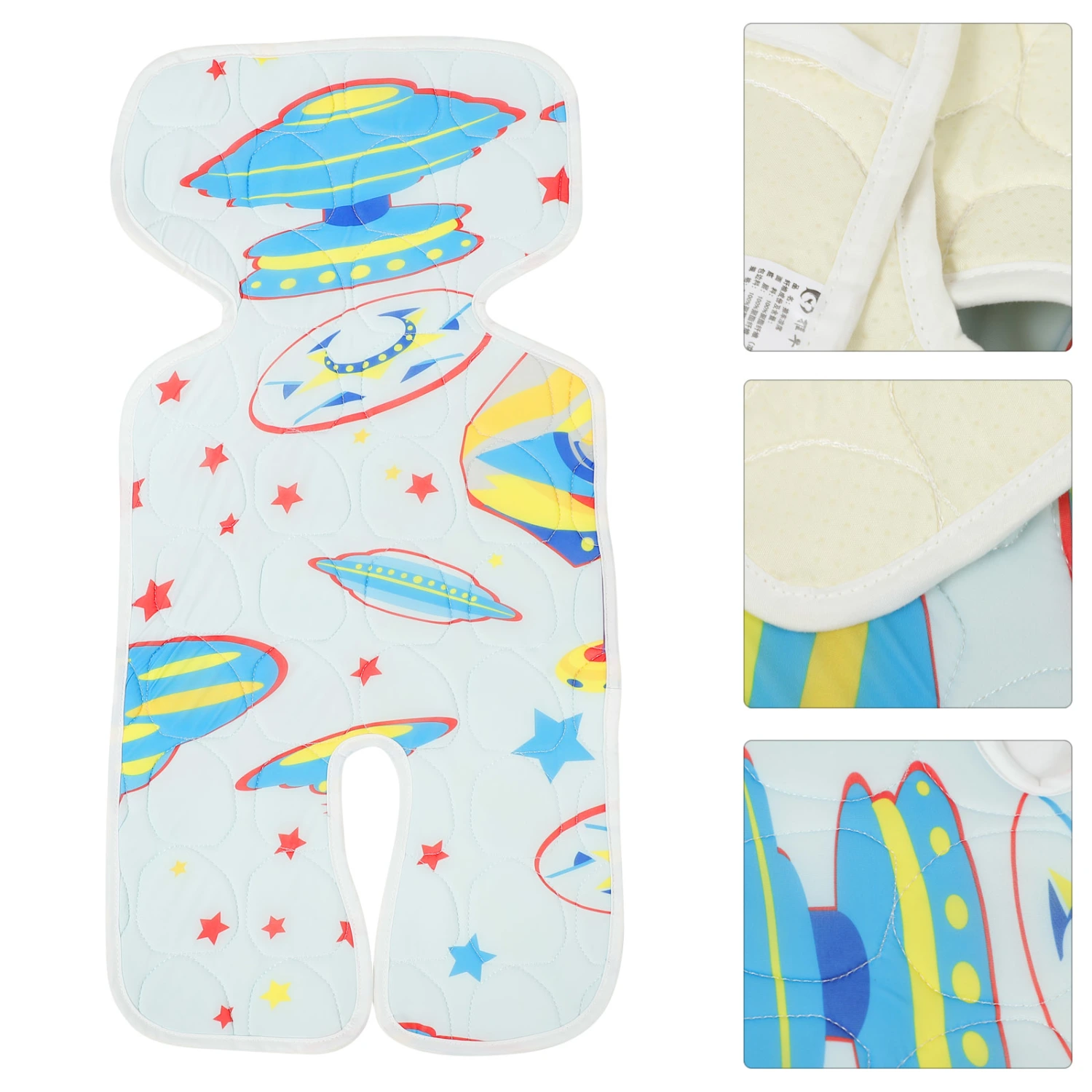 Stroller Liner Cool Pad Baby Breathable Pram Cushion Stroller Liner Breathable Pad