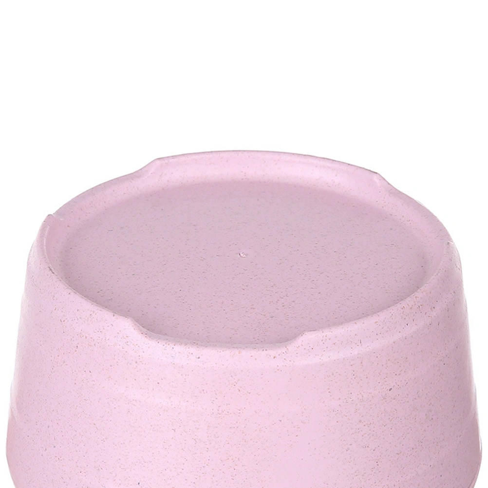 1pc Kitchen Household Wheat Starw Rice Noodle Bowl Kitchen Food Tableware for Home (Pink) A