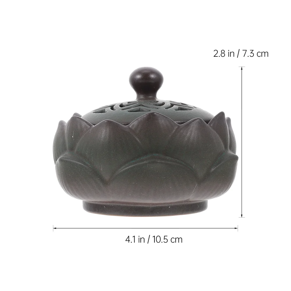 Household Incense Burner Decorative Meditation Censer Delicate Ceramic Censer