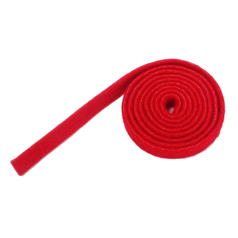 Practical Piano Tuning Felt Wool Temperament Strip Tapered Mute Piano Tuning Tools Accessories (Red)