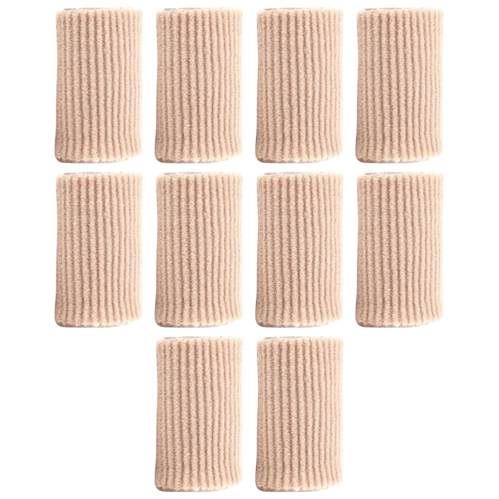 10Pcs Toe Sleeve Protectors Toe Spacers for Bunion Toe Cushion Tubes Toe Protective Sleeves