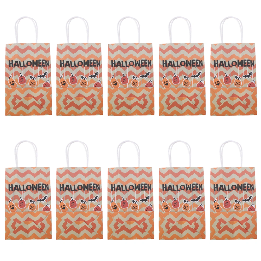 Halloween Party Favors Bags Gift Wrapping Paper Handbags Creative Packing Bag