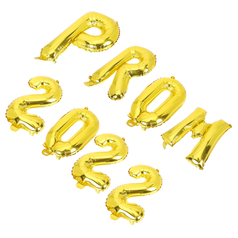 8 Pcs Graduation Theme Balloons Ornaments Scene Layout Prop Balloons for Party