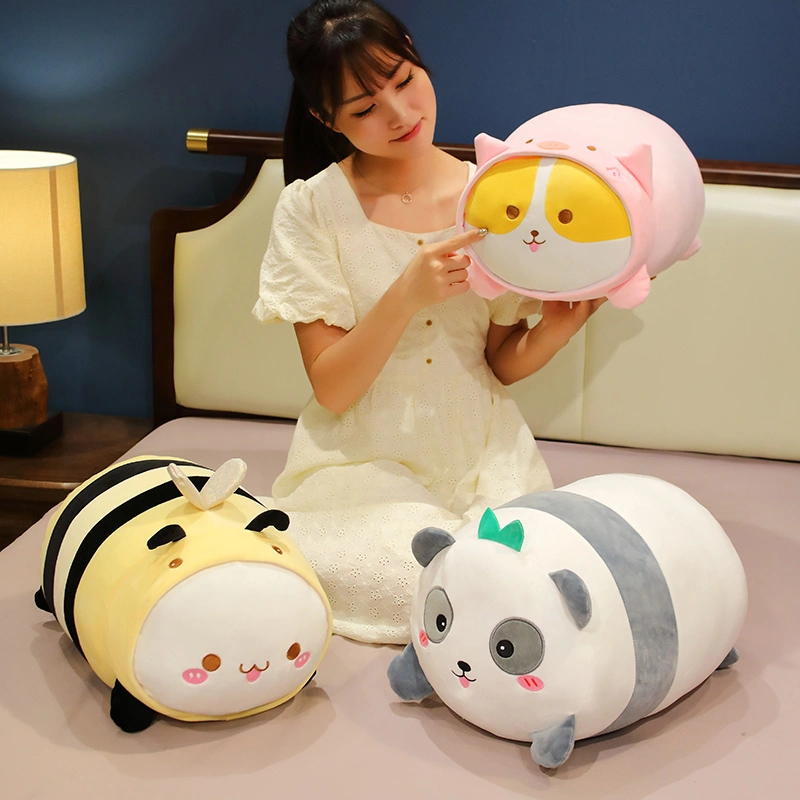 Cartoon Panda Plush Toy Bee Doll