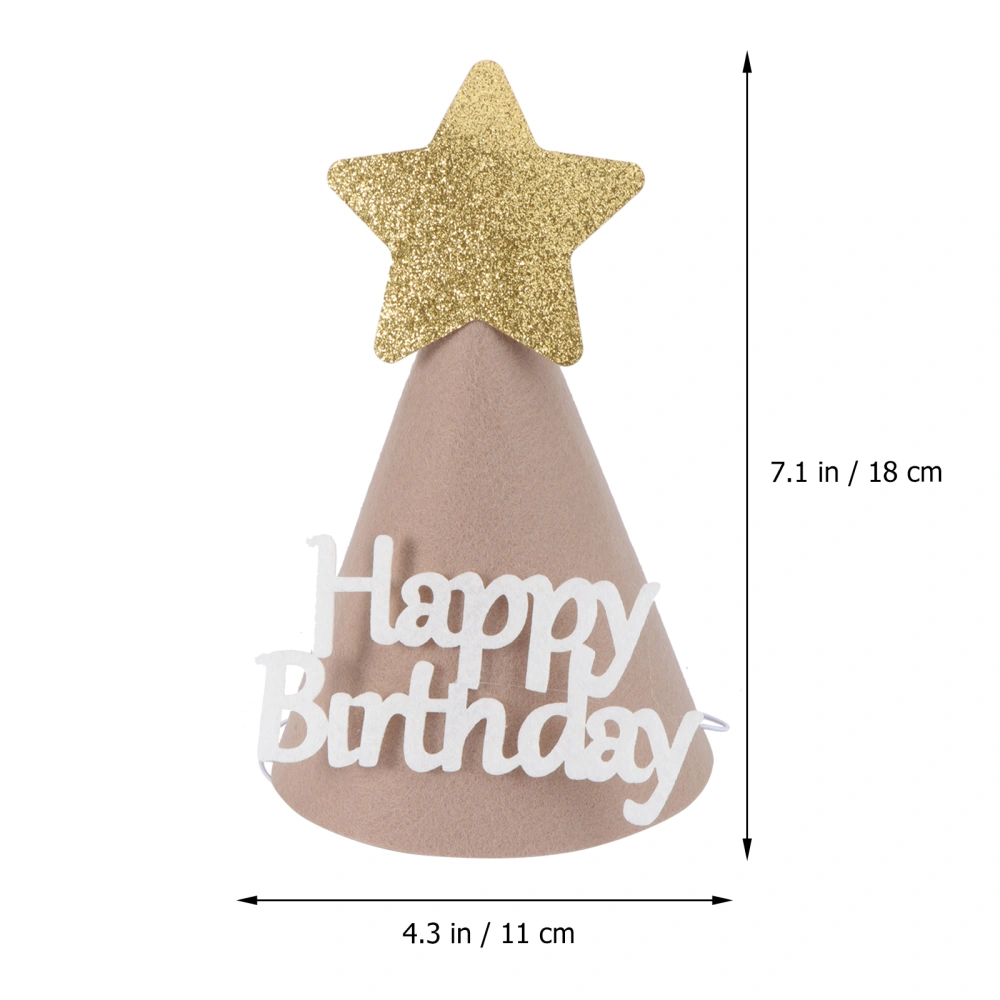 1Pc Lovely Birthday Party Adorable Five-point Star Ornamnet Party Props