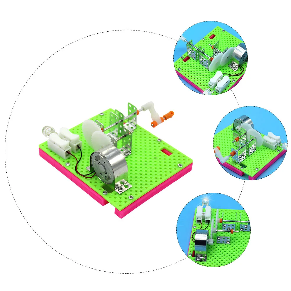 1 Set Diy Hand Generator Science Experiment Toy for Primary School Students