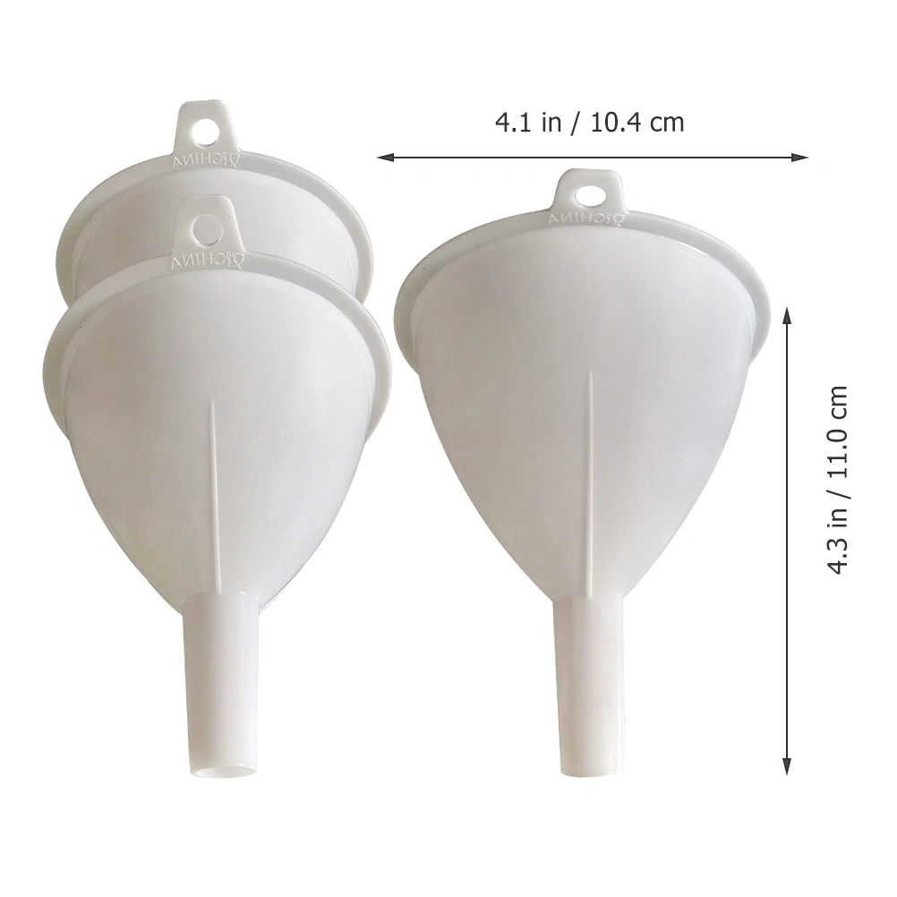 6pcs Plastic Funnels Liquid Transferring Funnels Home Oil Vinegar Funnels Funnel Nesting Set