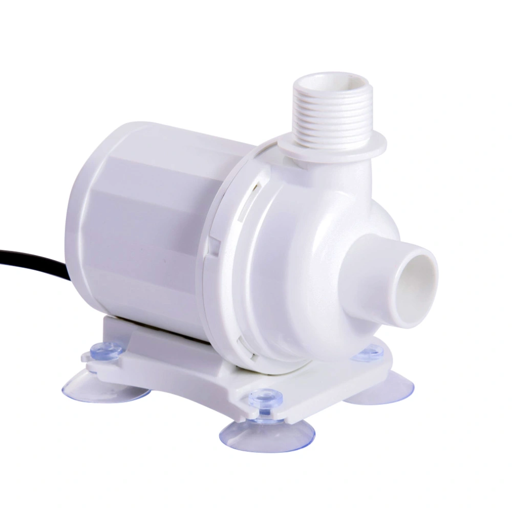 SKD1000 DC 24V Aquarium ABS Submersible Waterproof Portable Water Pump Fish Tank Ultra Quiet Anti Corrosion Cooling Brushless Motor Home (White)