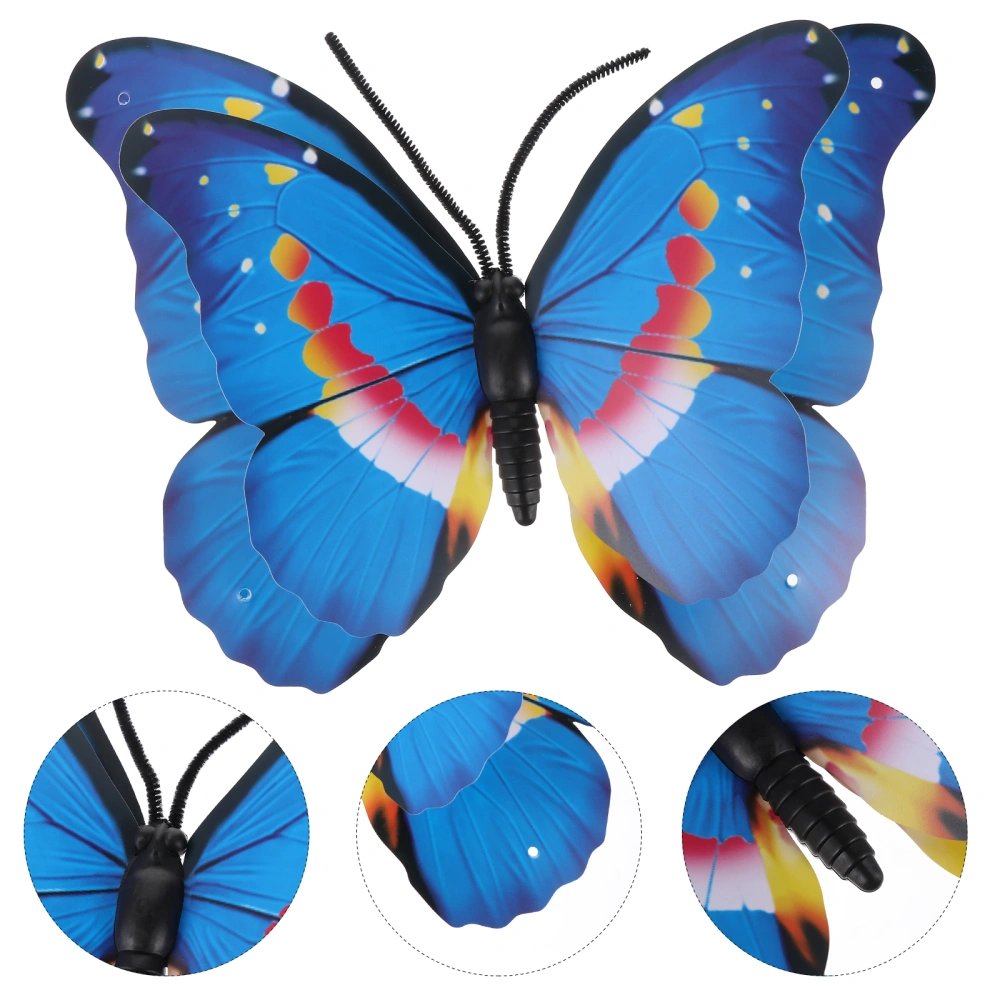 Big Size 40cm Double Layer Fake Butterflies Home Garden Ornament House Adornment