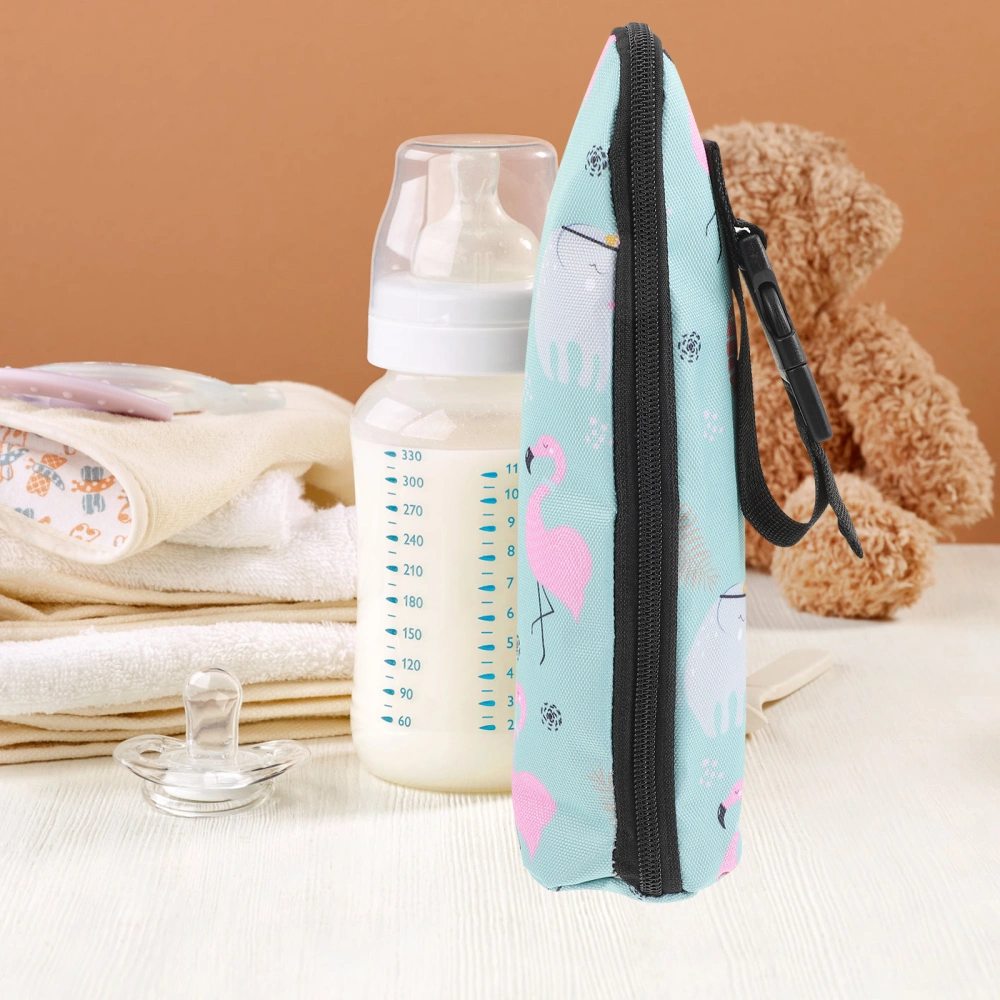 2pcs Baby Bottle Thermal Bags Portable Insulated Milk Bottle Bags Nursing Bottle Pouch