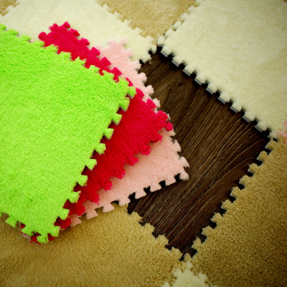 EVA Interlocking Kids Play Mats Puzzle Playmat Children Toddler Infant Crawling Exercise Area Carpet (Green)