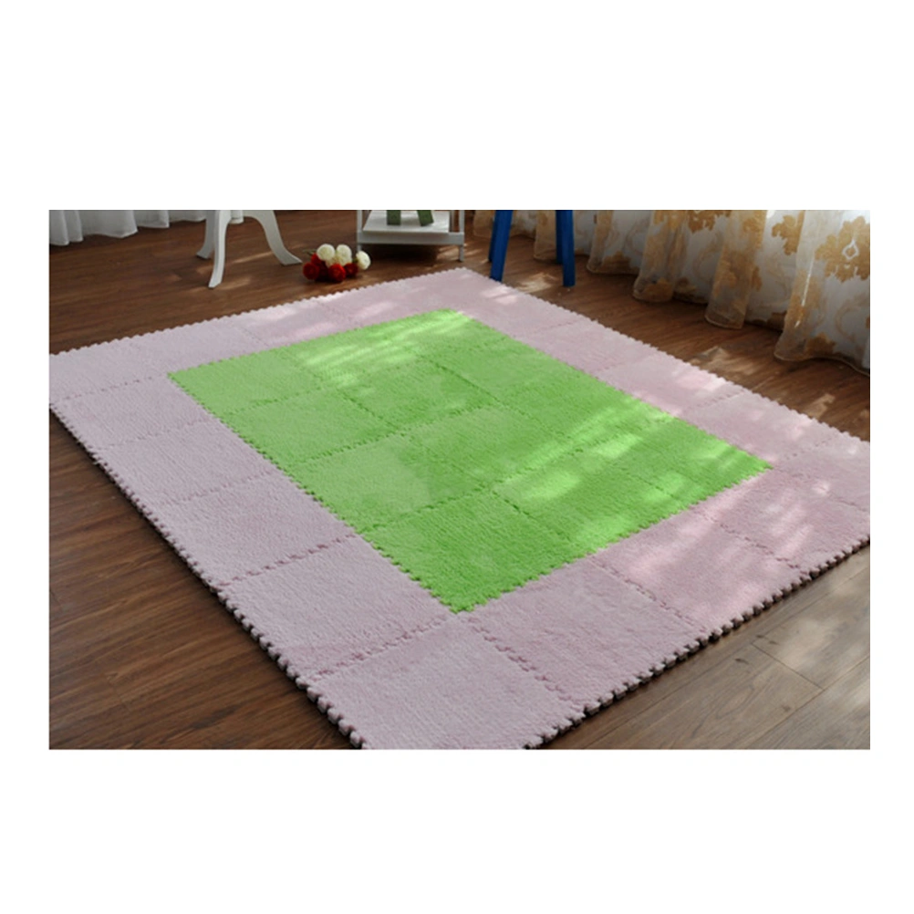 EVA Interlocking Kids Play Mats Puzzle Playmat Children Toddler Infant Crawling Exercise Area Carpet (Green)
