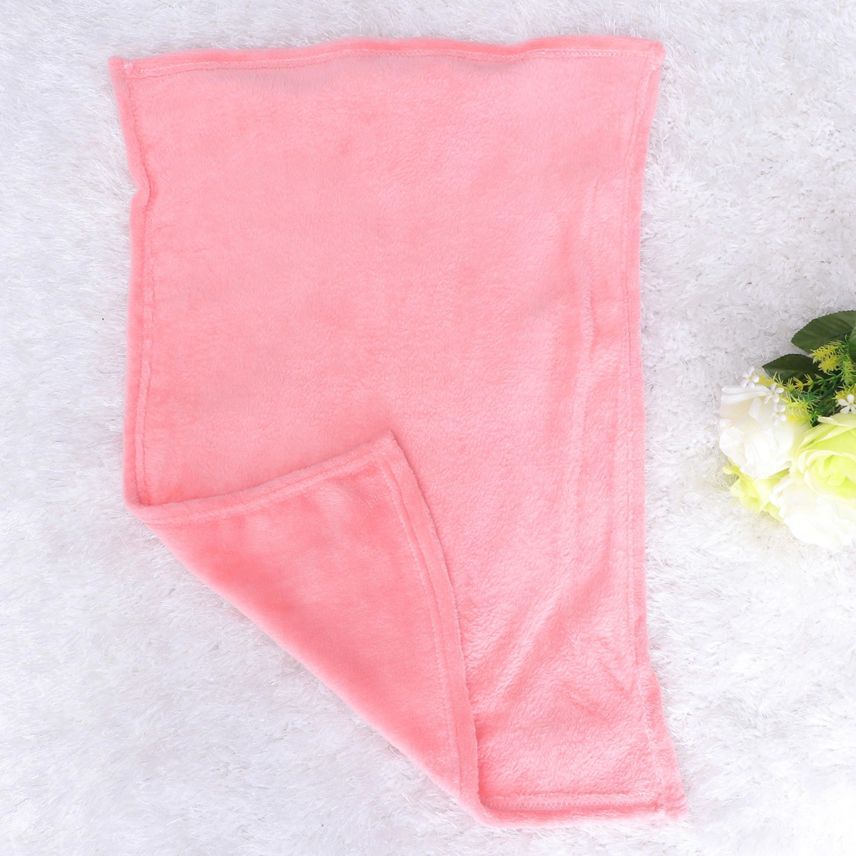 Gorgeous Flannel Fleece Pet Blanket Cozy Towel Solid Color Pet Blanket(Jade Color)