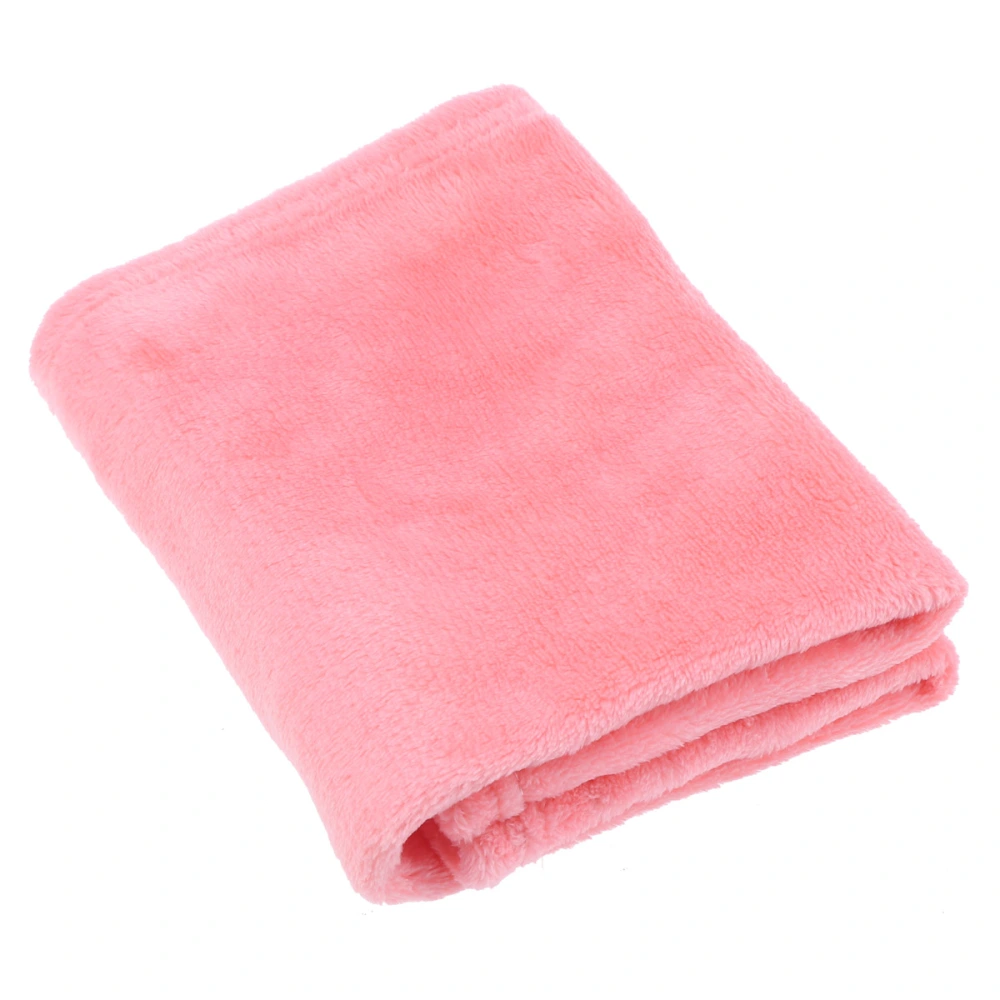 Gorgeous Flannel Fleece Pet Blanket Cozy Towel Solid Color Pet Blanket(Jade Color)