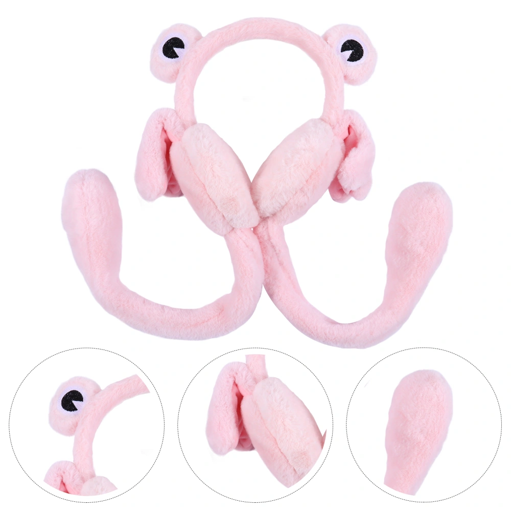 1 Pc Rana Shape Design Costume Prop Delicate Cartoon Creative Winter Earmuff