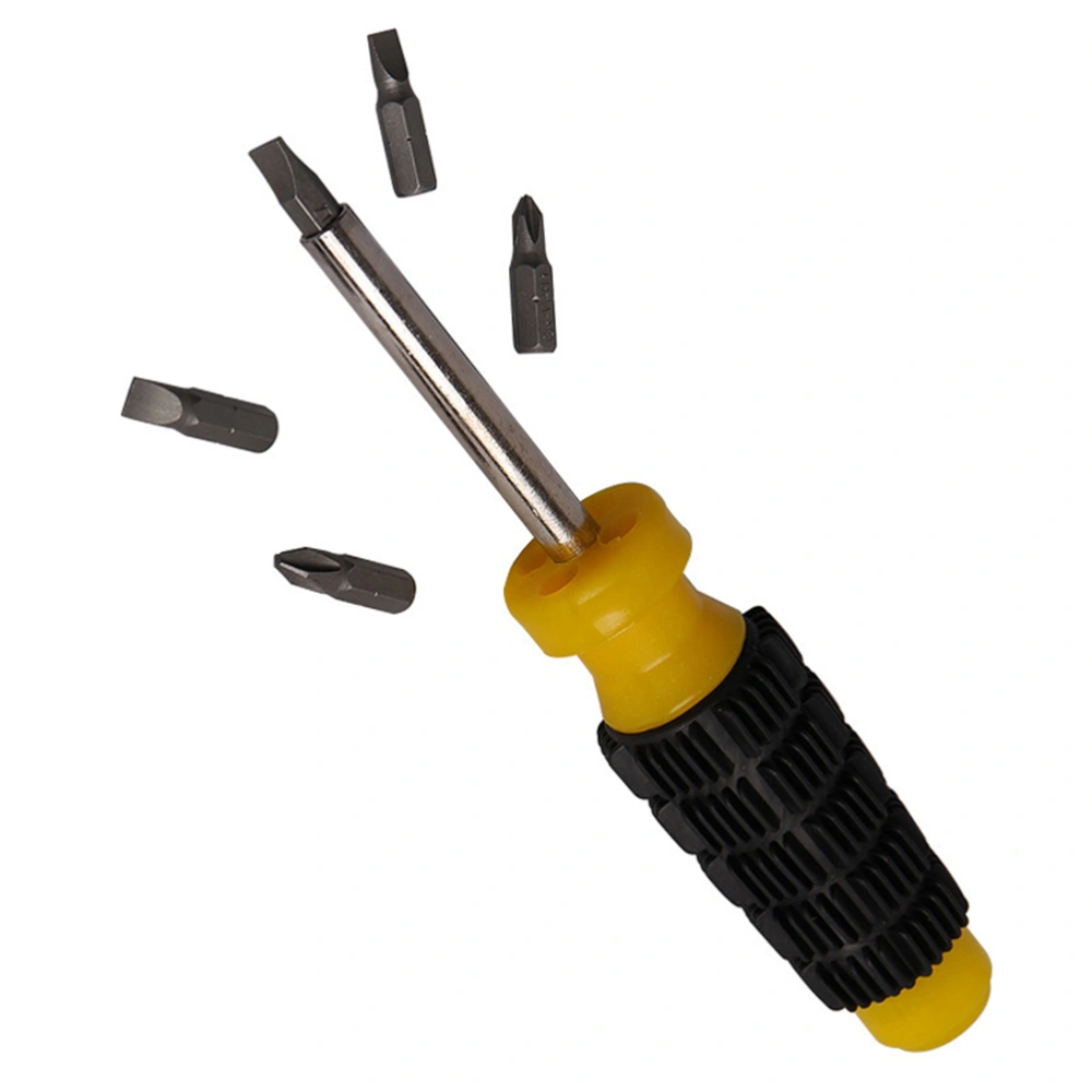 2Pcs Multifunctional 5 in 1 Combination Repairing Screwdriver Kit Durable Disassemble Tools for Home Outdoor