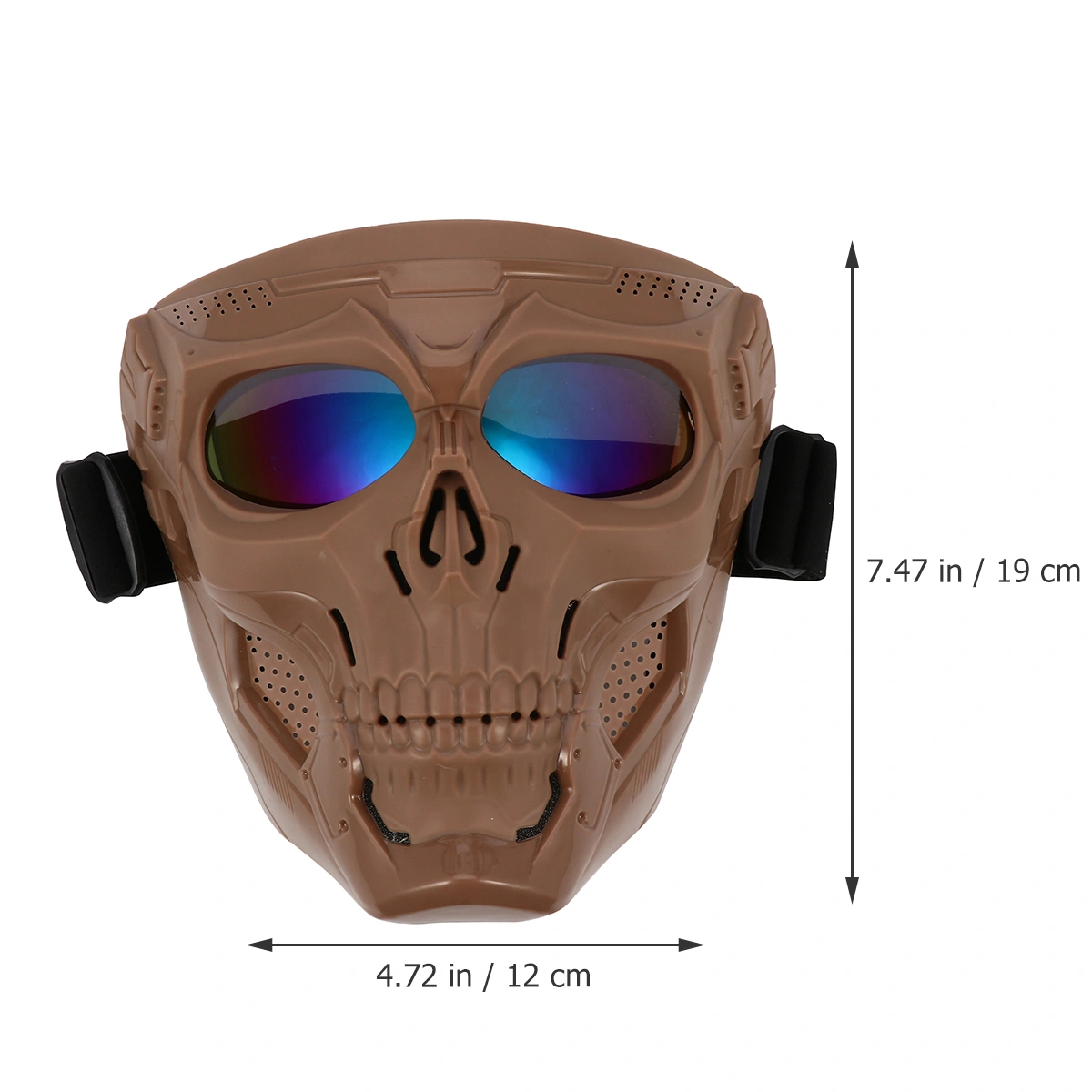1pc Skull Design Face Cover Outdoor Motorcycle Riding Protective Cover Face Mask