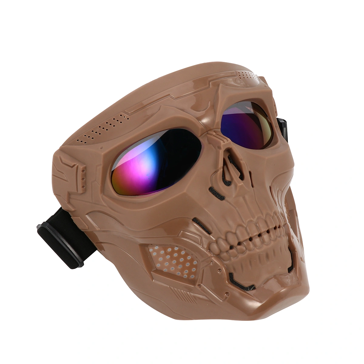 1pc Skull Design Face Cover Outdoor Motorcycle Riding Protective Cover Face Mask