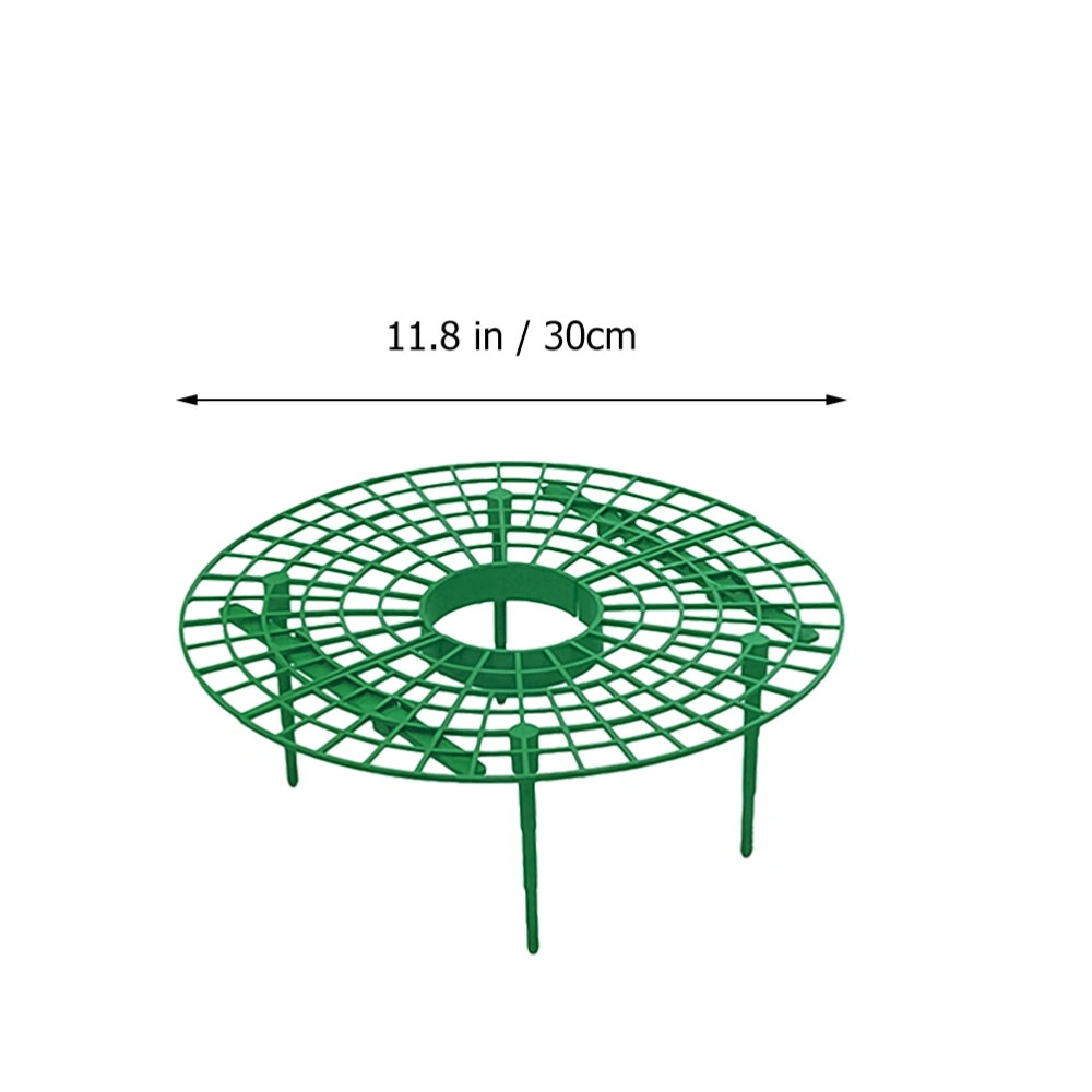 6Pcs Plant Climbing Supports Net Set Strawberry Rack Rattan Climbing Net Plastic Plant Stand (3PCs Bracket + 3 Roll 0.9mx1.8m Rope)