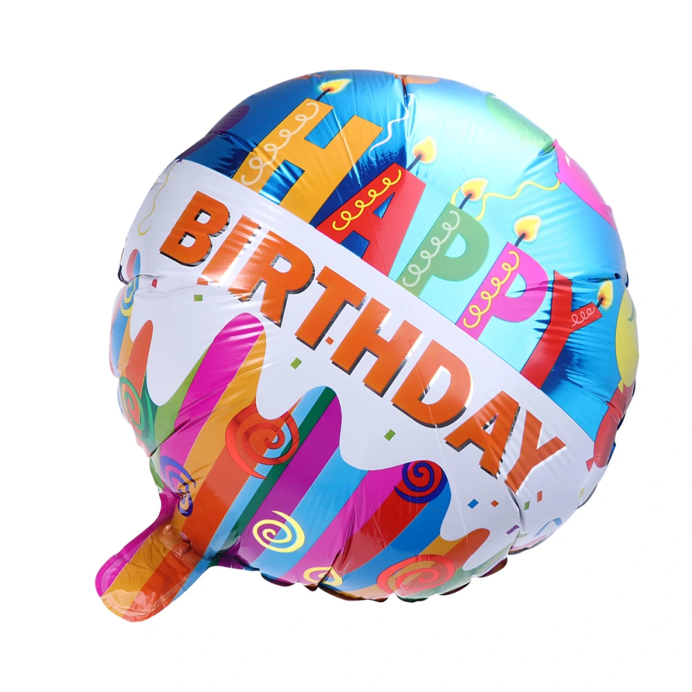 18 inch Foil Balloon Lovely Round Mylar Balloons for Kids Birthday Party Decoration