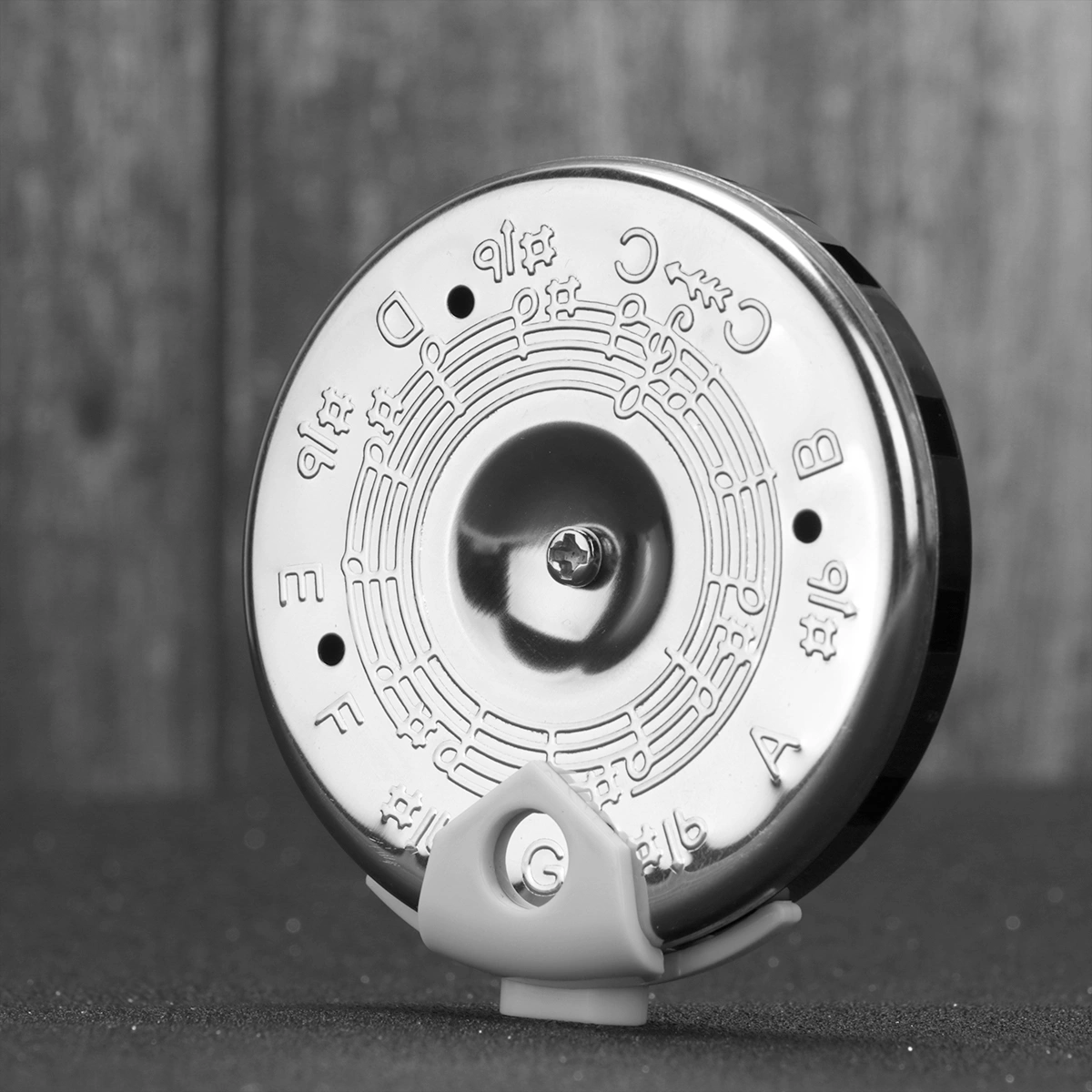 13 Tone Note Key Chromatic 13 Holes F-F Pitch Pipe Guitar Tuner Tuning Violin Bass (Silver)
