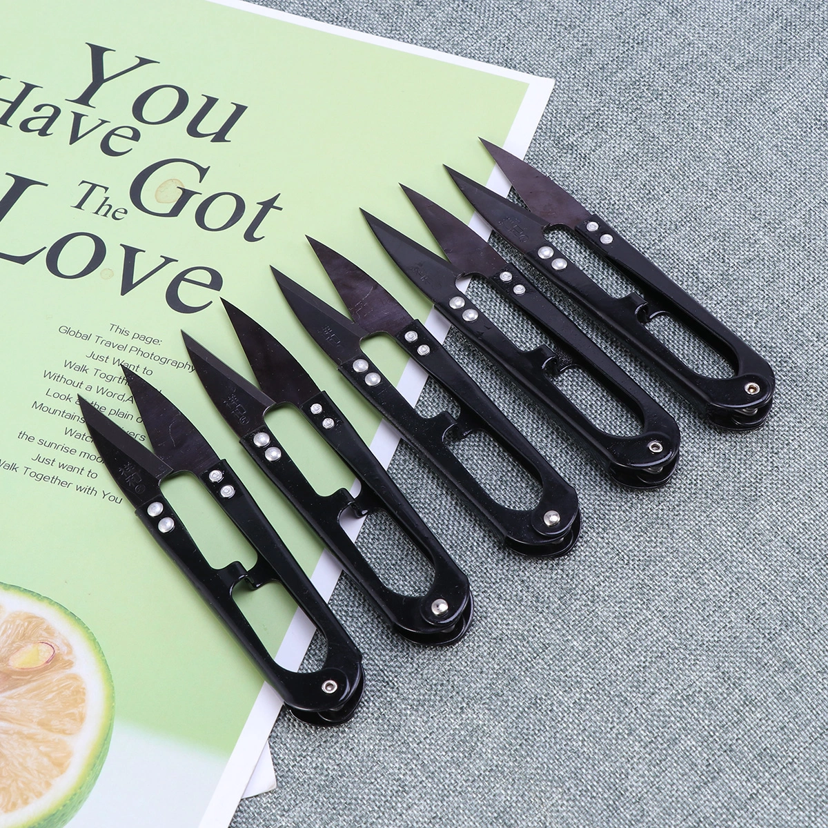 5pcs Bonsai Pruning Scissors Trimming Shears Cutting Cloth Tool for Sewing Garderning