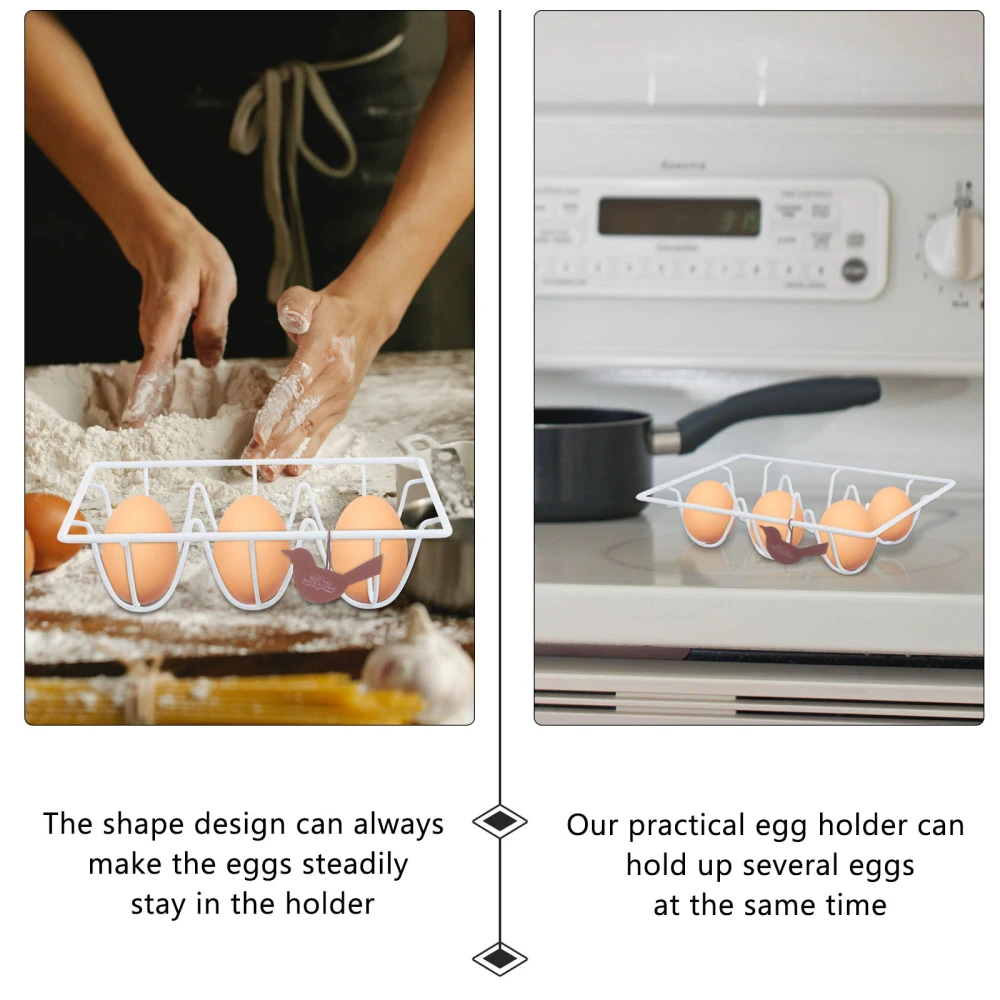 Iron Egg Dispenser Rack Premium Egg Holder Multi-functional Egg Holder