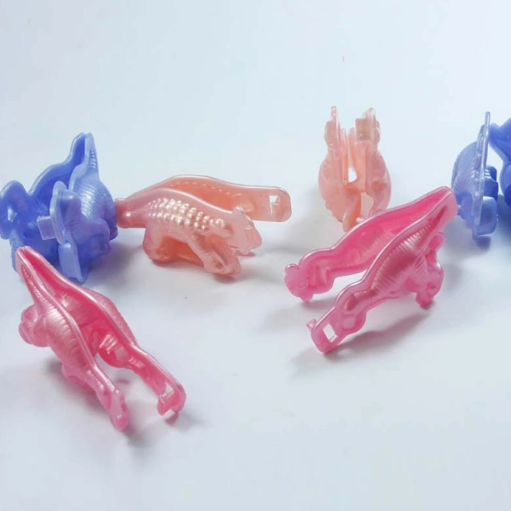 12pcs DIY Plasticine Dinosaur Mold Cratoon Shape Design Plasticine Toys Supplies for Kids (Random Color and Pattern)