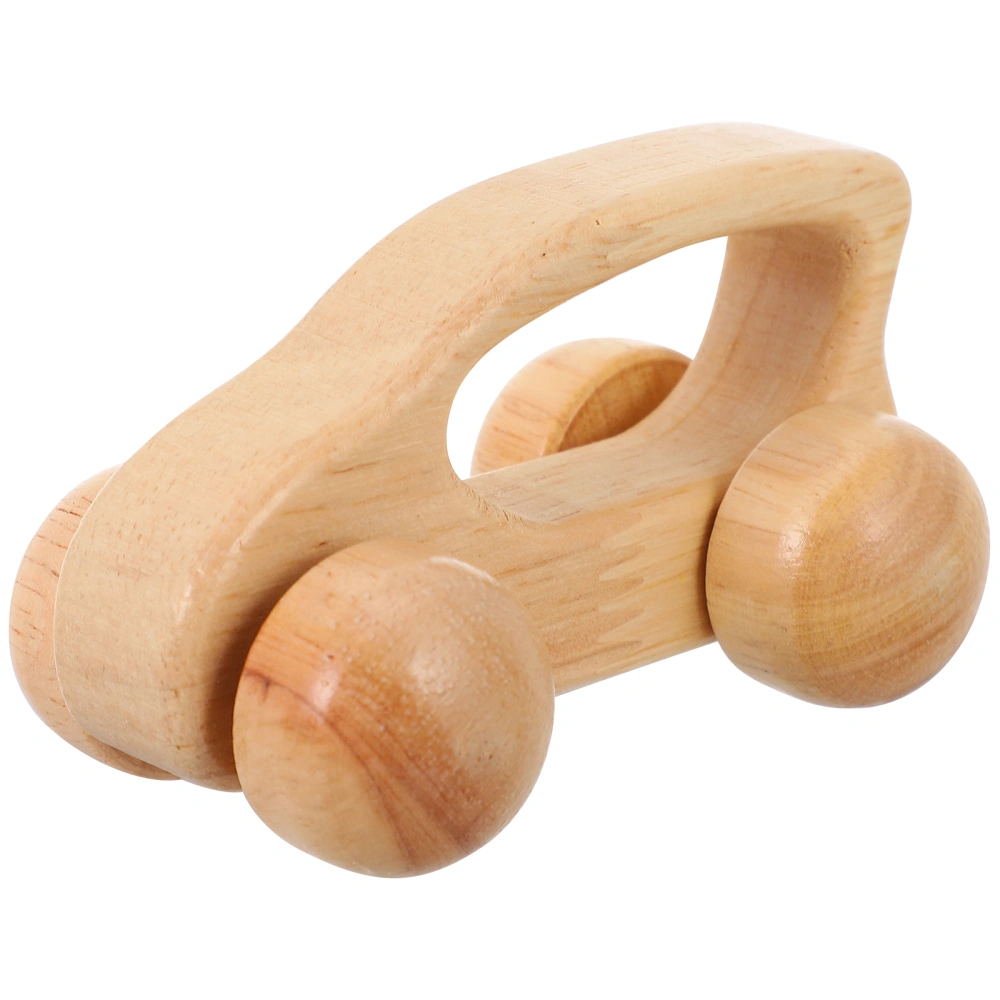 Baby Teether Toy Teething Push Wooden Car Toy Perfect Shower Gift for Baby