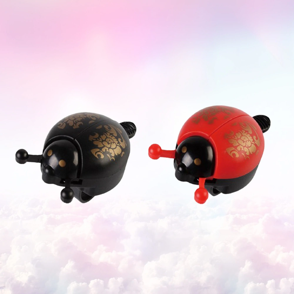 2pcs Bell Decor Lady Beetle Bike Bells Adorable Lady Beetle Shape Bike Bells