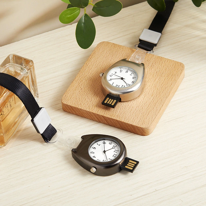 Hanging Vintage Pocket Watch Pocket Watch with USB Classic Pocket Watch Outdoor Pocket Watch