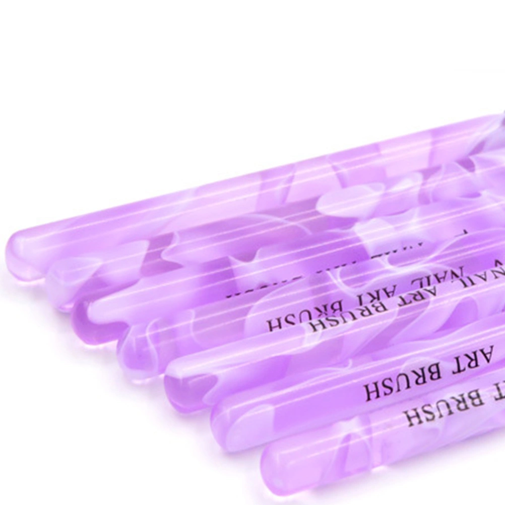 7pcs Nail Brush Nail Art Tips Builder Brush Nail Painting Brush Pen Set