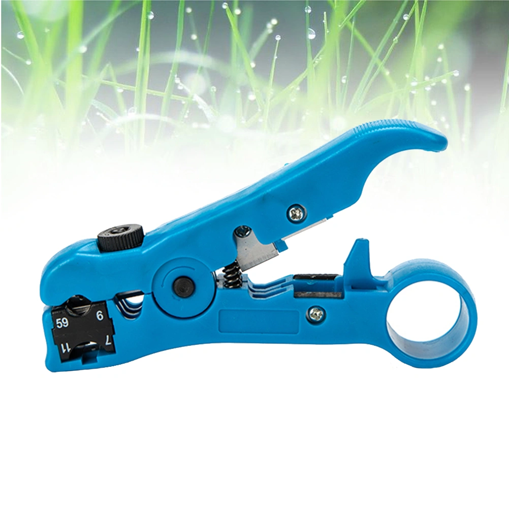 Multi Functional Coaxial Cable Stripper(Blue)