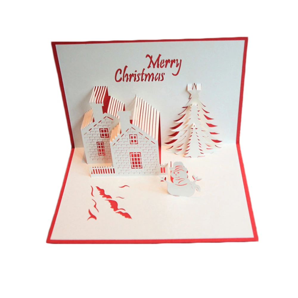 3D Christmas Greeting Handwork Gift Creative Christmas for Lover Friend