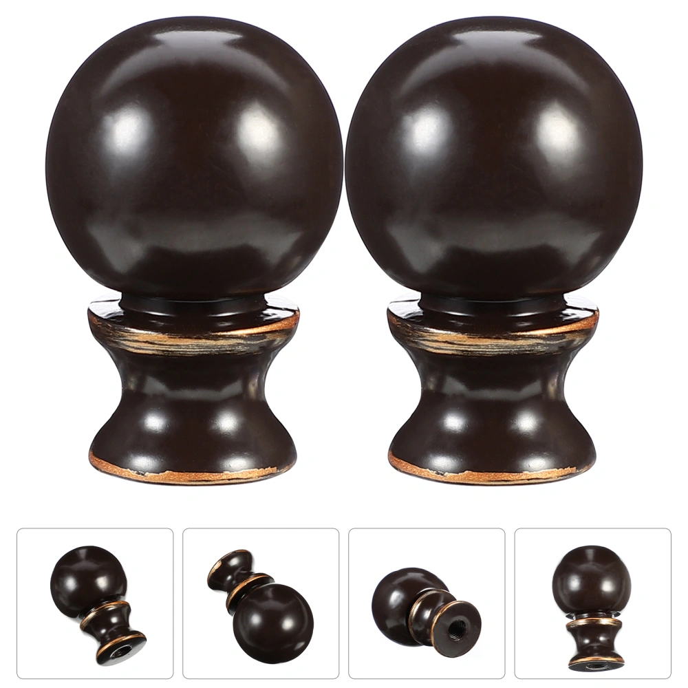 2pcs Lamp Shade Lamp Finial Knob Lamp Decoration for Table Lamp Floor Light