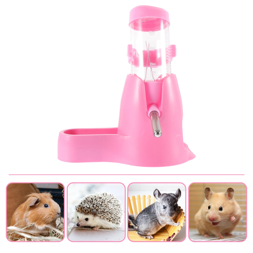 1 Set Hamster Water Bottle Multi-function Small Pet Feeder Water Feeder Kettle with Bracket