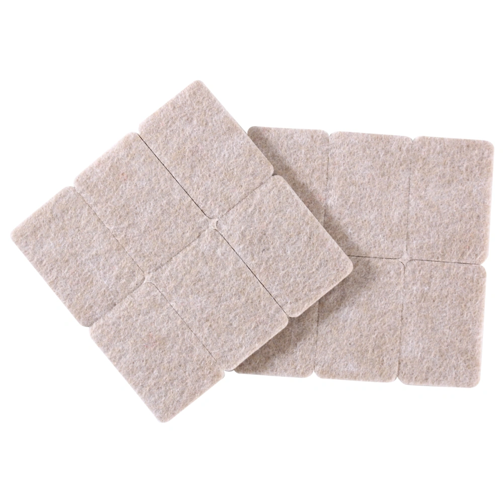 12pcs 4*2.8cm Felt Pads Floor Protector Pad for Table Chair Furniture