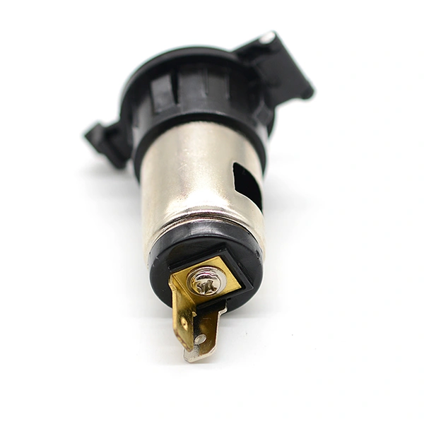 12V 120W Car Motorcycle Cigarette Power Outlet Plug Socket (Black+Silver)
