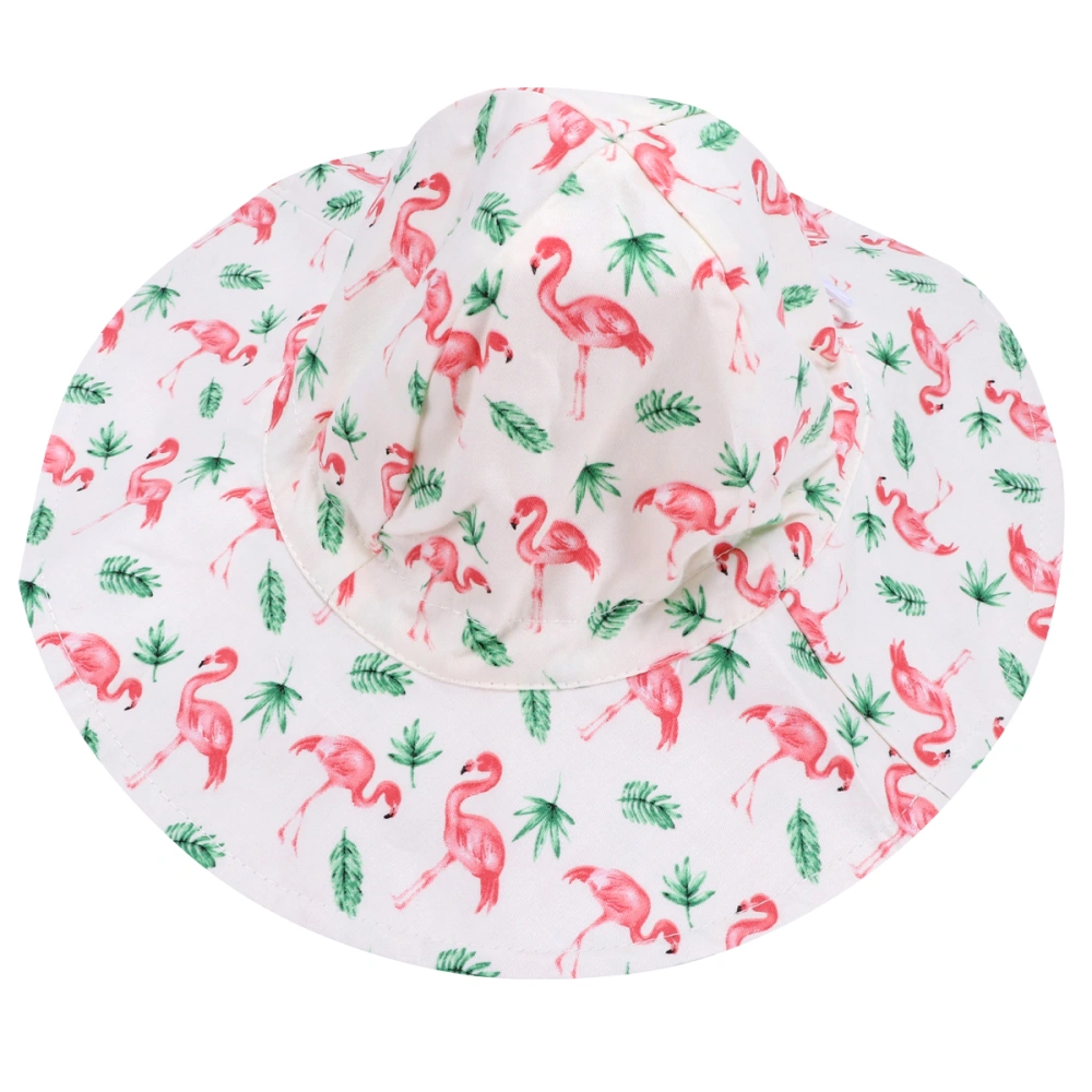 1Pc Children Sun Summer Sunshade Cartoon Pattern Fishing Hat Bucket Hat Sun Protection for Kids Children (52cm)