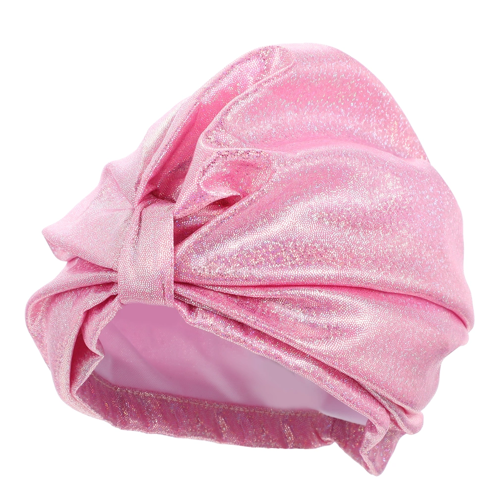 Women Stylish Swimming Hat Elastic Shower Bathing Hat Swimming Accessory