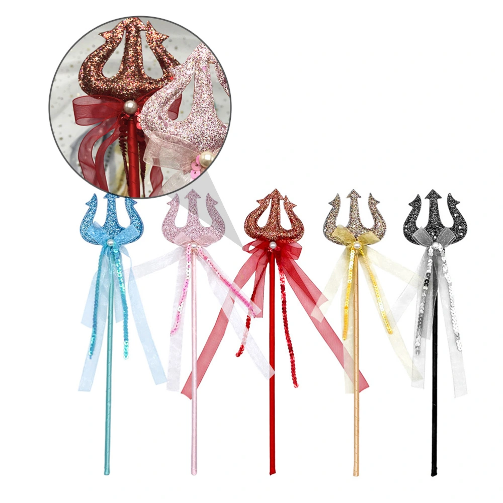 5 Pcs Decorative Fairy Wands Witch Sticks Performance Props for Holiday