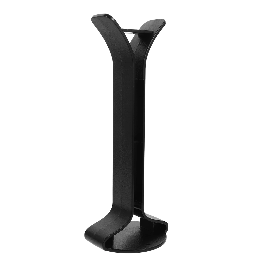 1 Pc ABS Headset Stand Computer Headset Stand Rack for Home-use (Black)