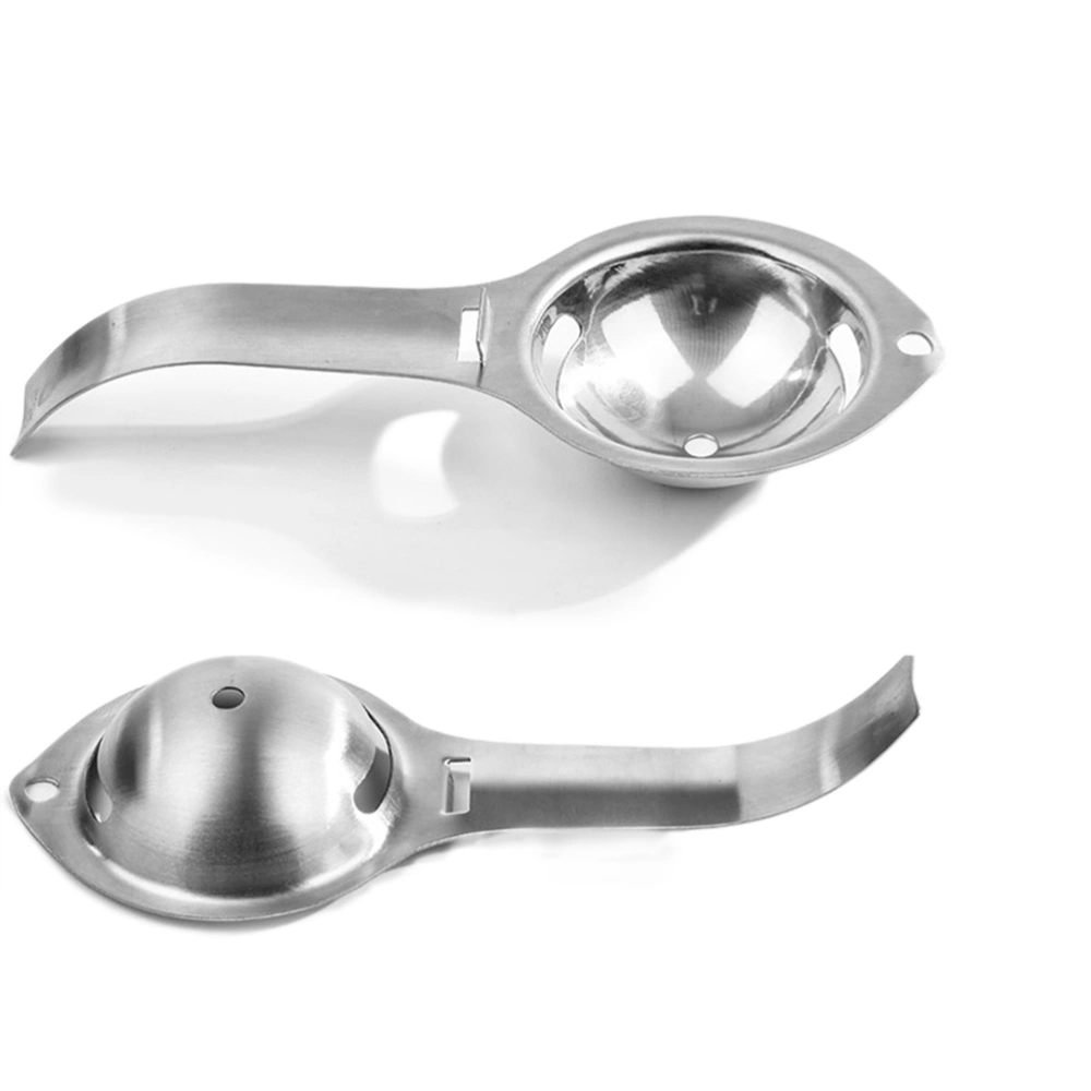 3pcs Stainless Steel Egg Separator Extractor Whites Yolk Filter Egg Divider Sieve with Handle Kitchen Gadget Cooking Accessories