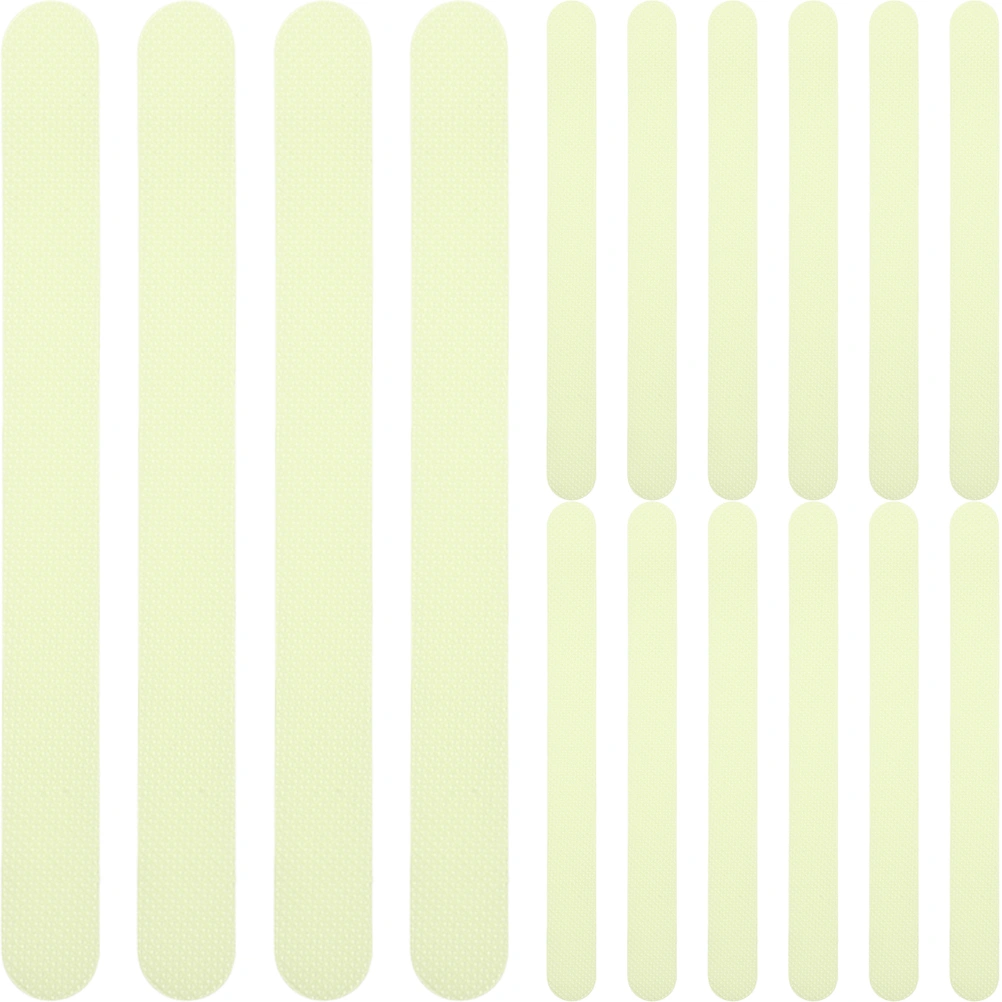 24pcs Anti-slip Stairs Stickers Bathtub Stickers Luminous Anti-skid Floor Strips