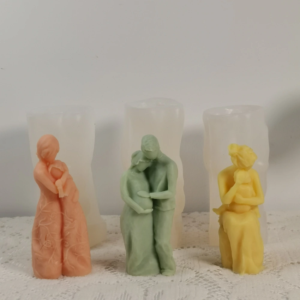 Candle Silicone Mold Growth Trilogy Growing Up Breeding Baby Hold Resin Decorations Mold